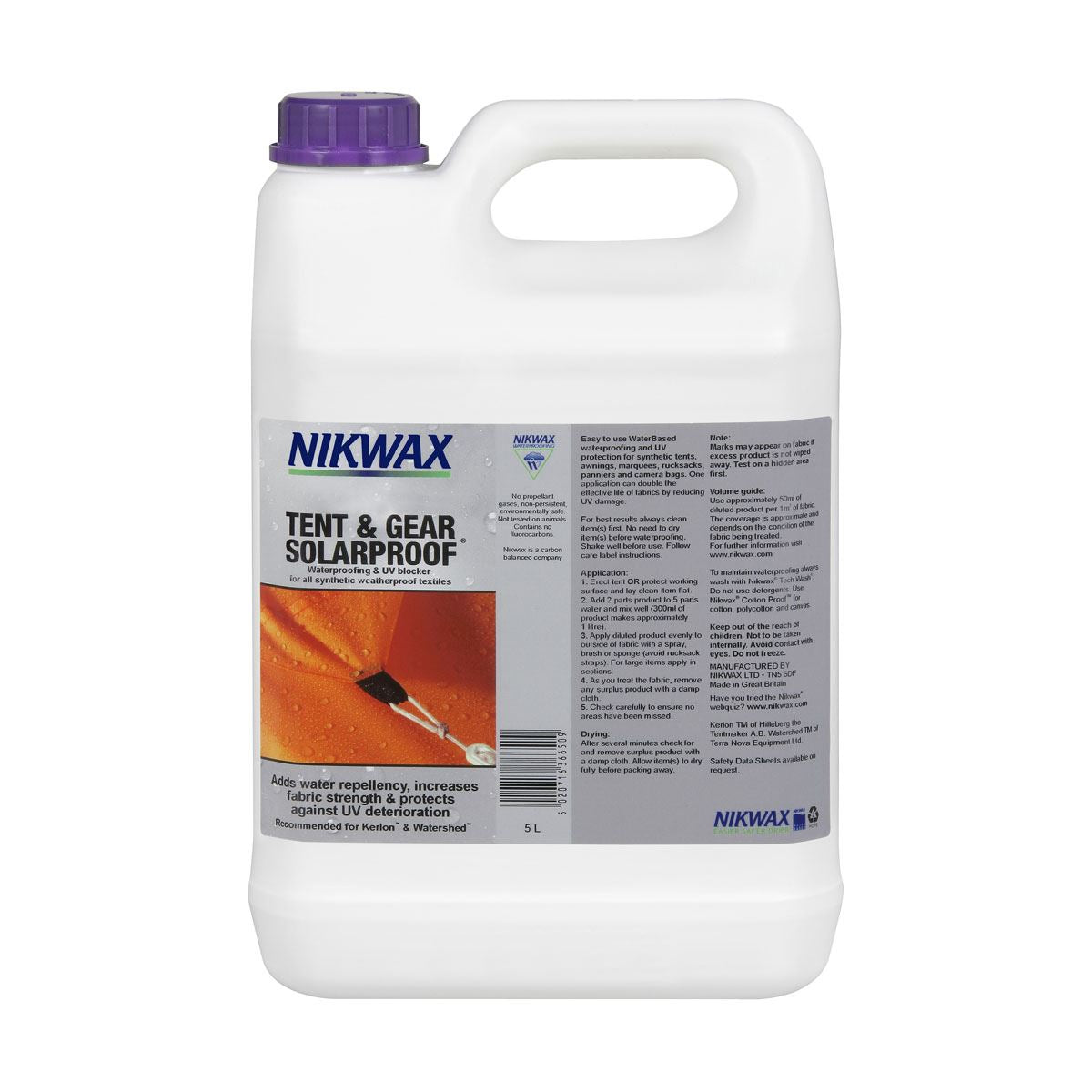 Nikwax Tent and Gear Solar Proof Spray - Just Horse Riders