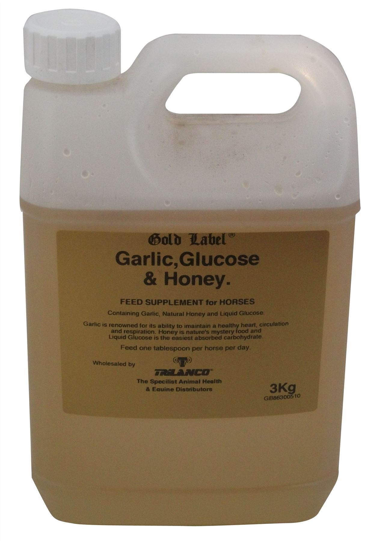 Gold Label Garlic Glucose & Honey - Just Horse Riders