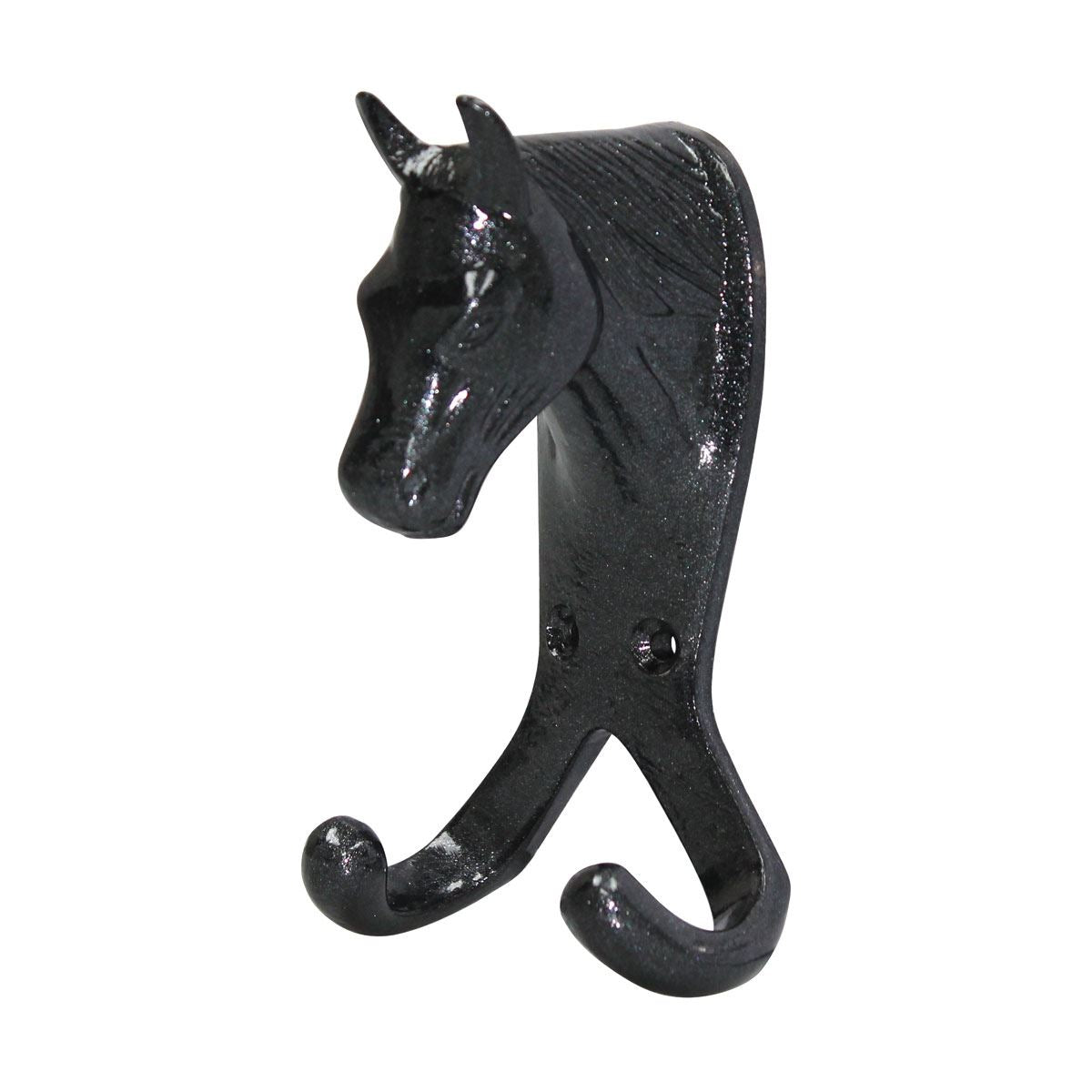 Perry Equestrian Horse Head Double Stable/Wall Hook - Just Horse Riders