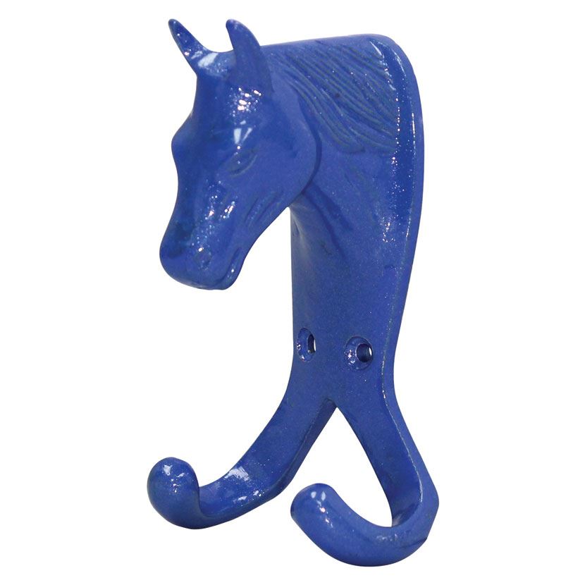 Perry Equestrian Horse Head Double Stable/Wall Hook - Just Horse Riders