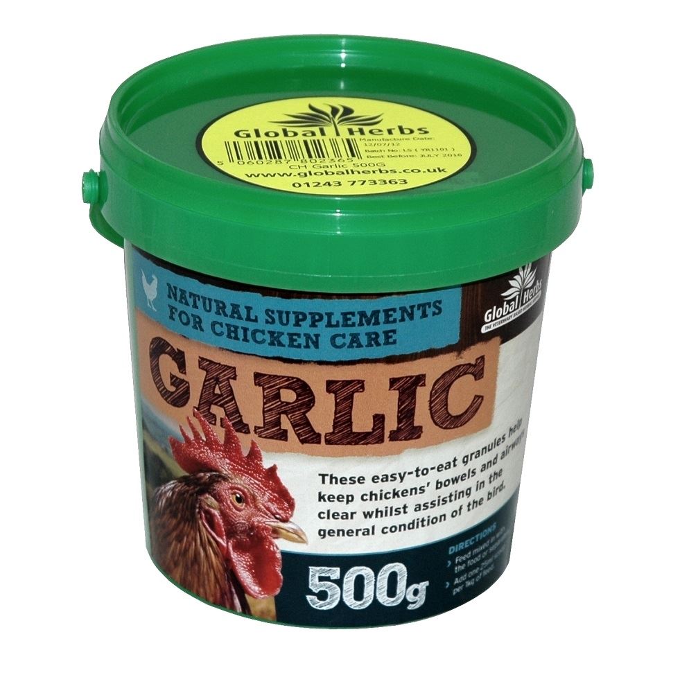 Global Herbs Poultry Garlic Granules - Just Horse Riders