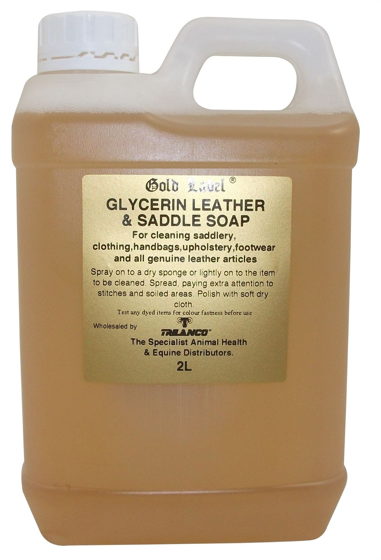 Gold Label Glycerin Leather & Saddle Soap Liquid - Just Horse Riders
