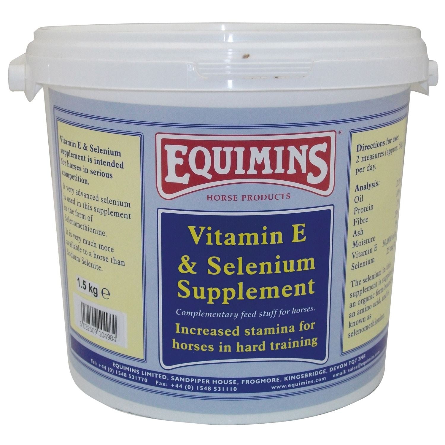 Equimins Vitamin E & Selenium Supplement - Just Horse Riders