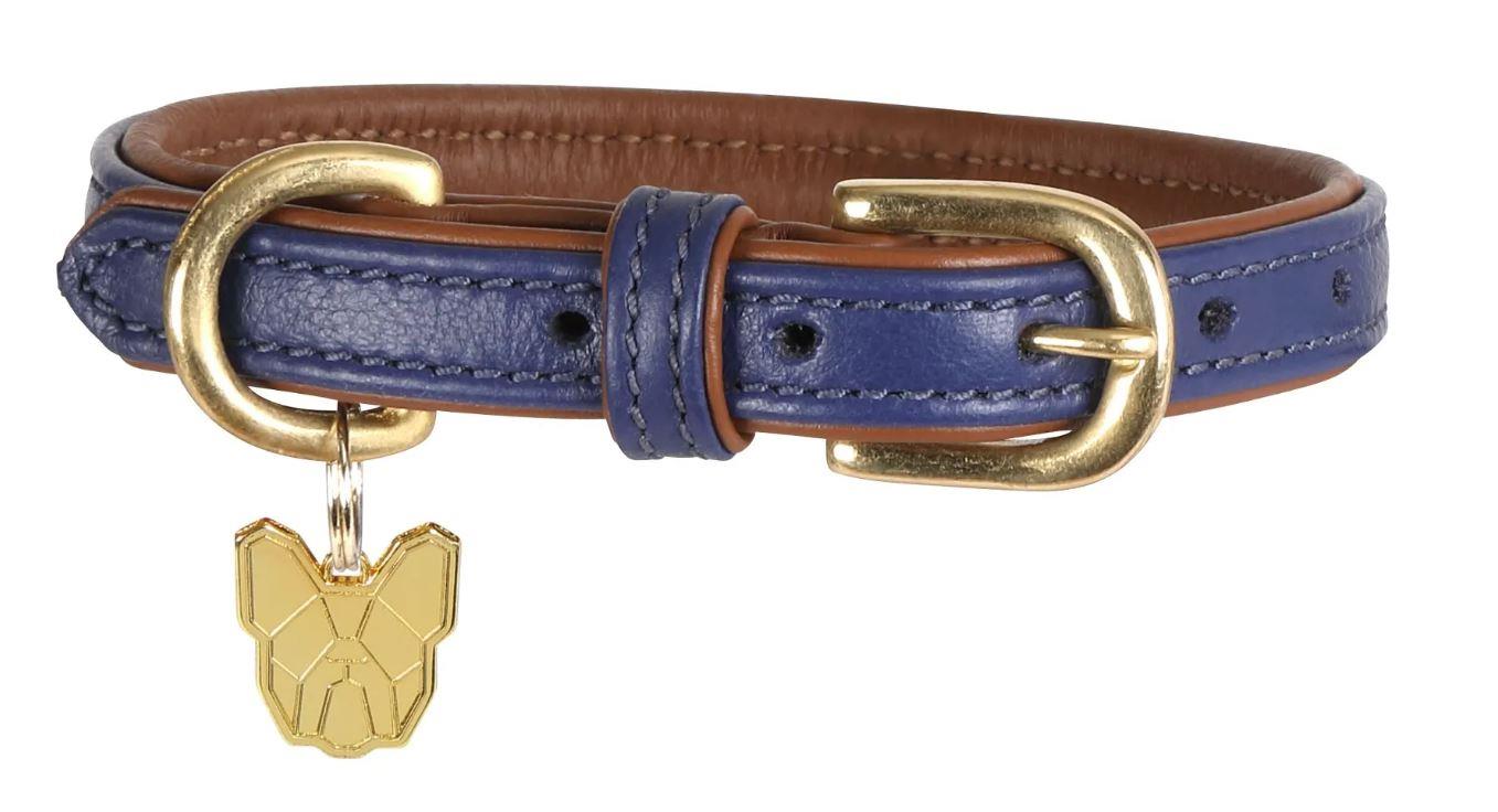 Shires Digby & Fox Padded Leather Dog Collar - Just Horse Riders