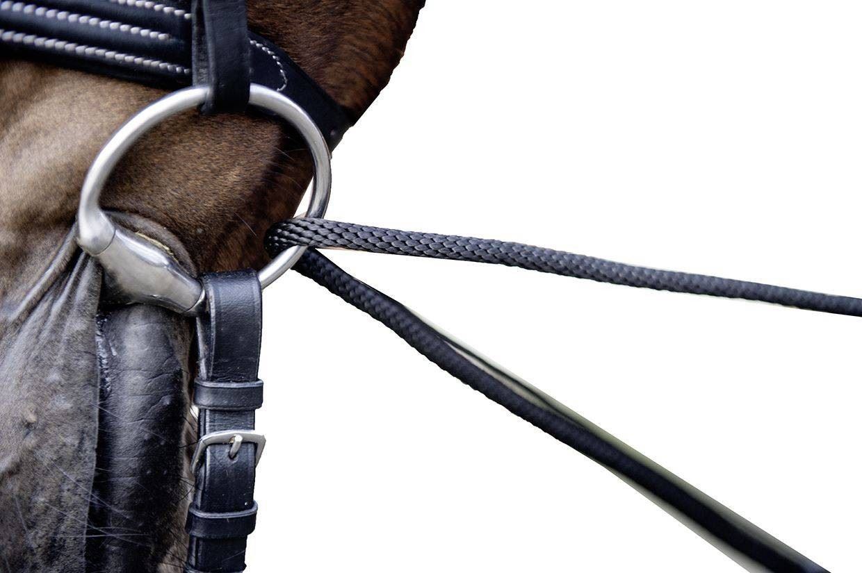 HKM Triangle Draw Reins Cord - Just Horse Riders