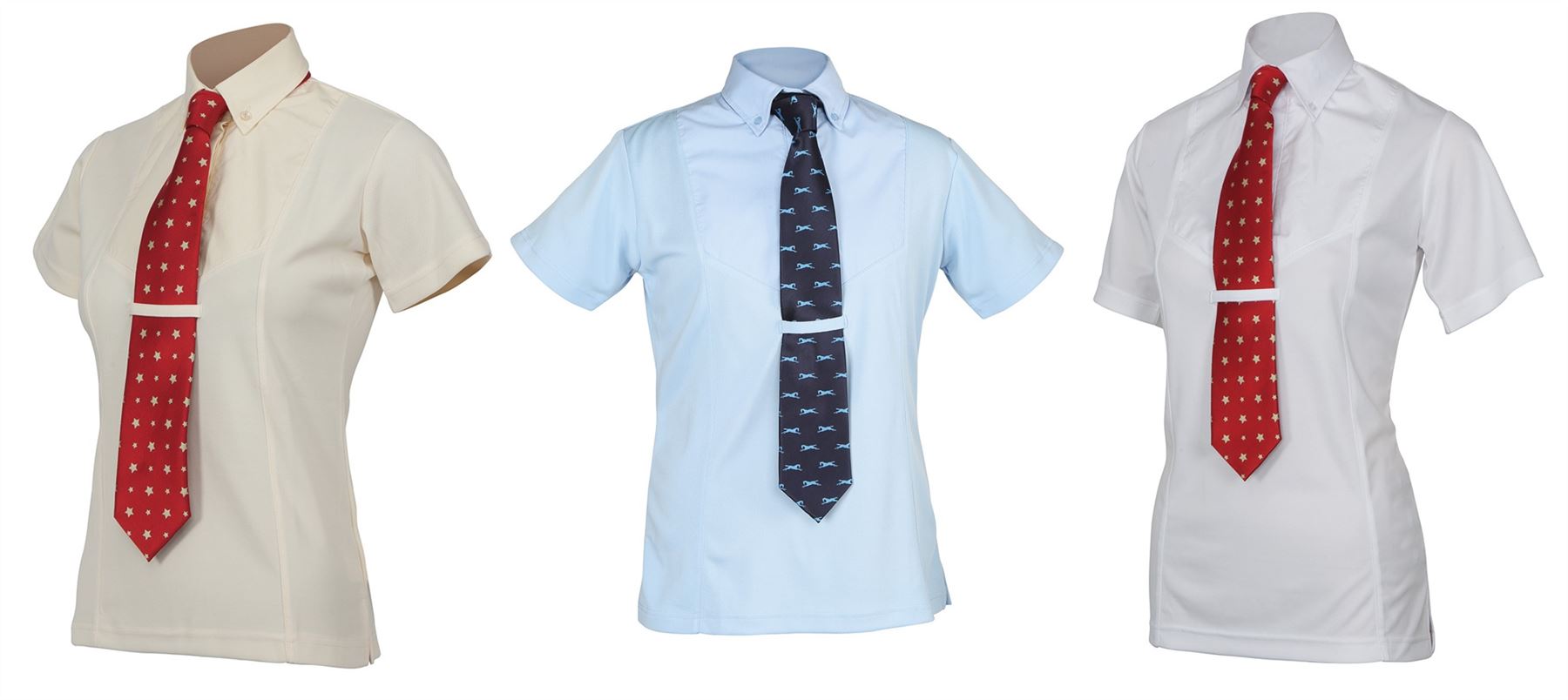 Shires Short Sleeve Tie Shirt - Ladies - Just Horse Riders