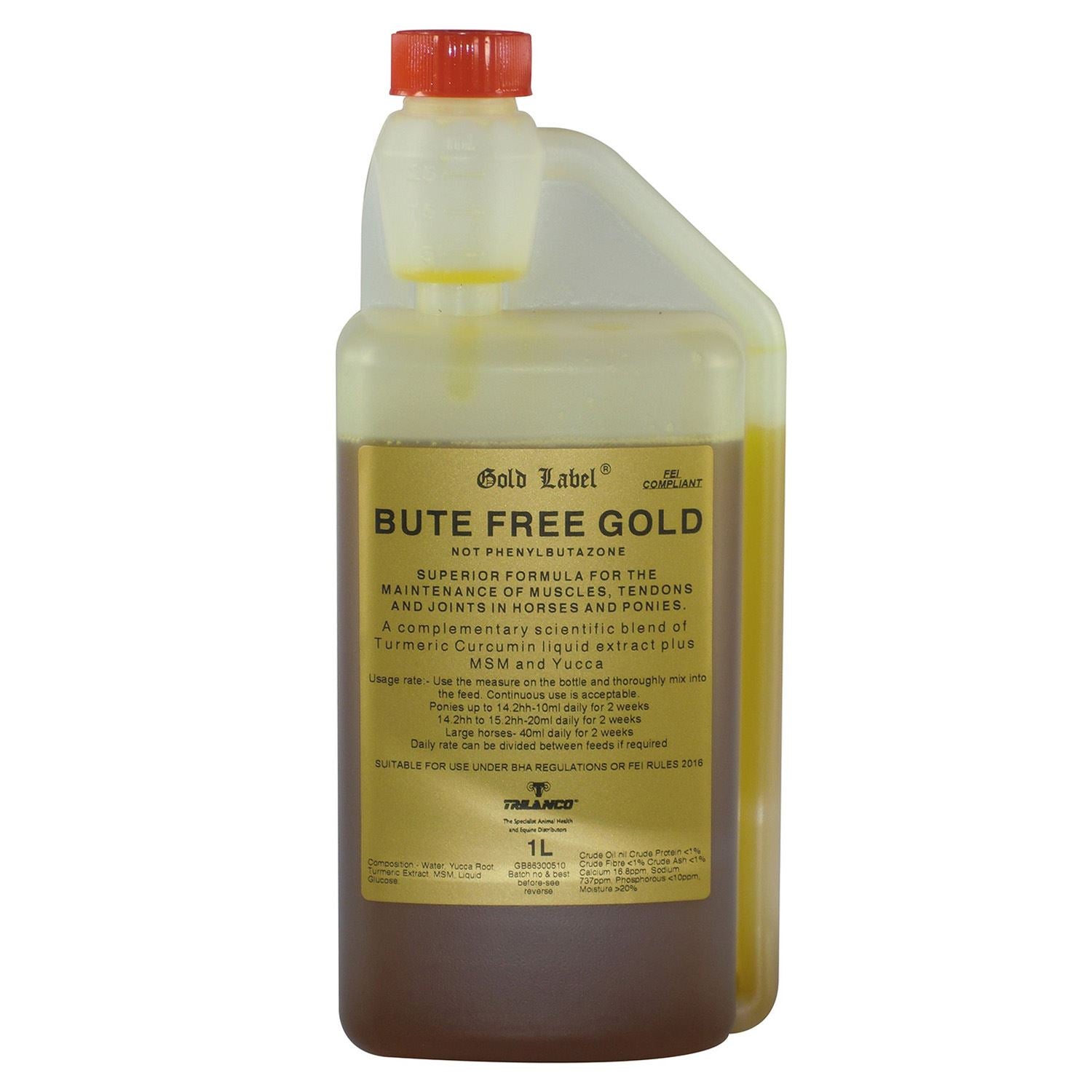 Gold Label Bute Free Gold - Just Horse Riders