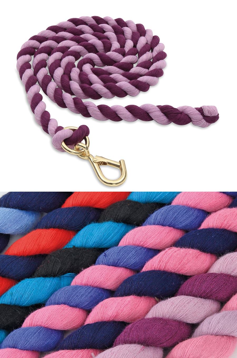 Shires Two Toned Headcollar Lead Rope - Just Horse Riders