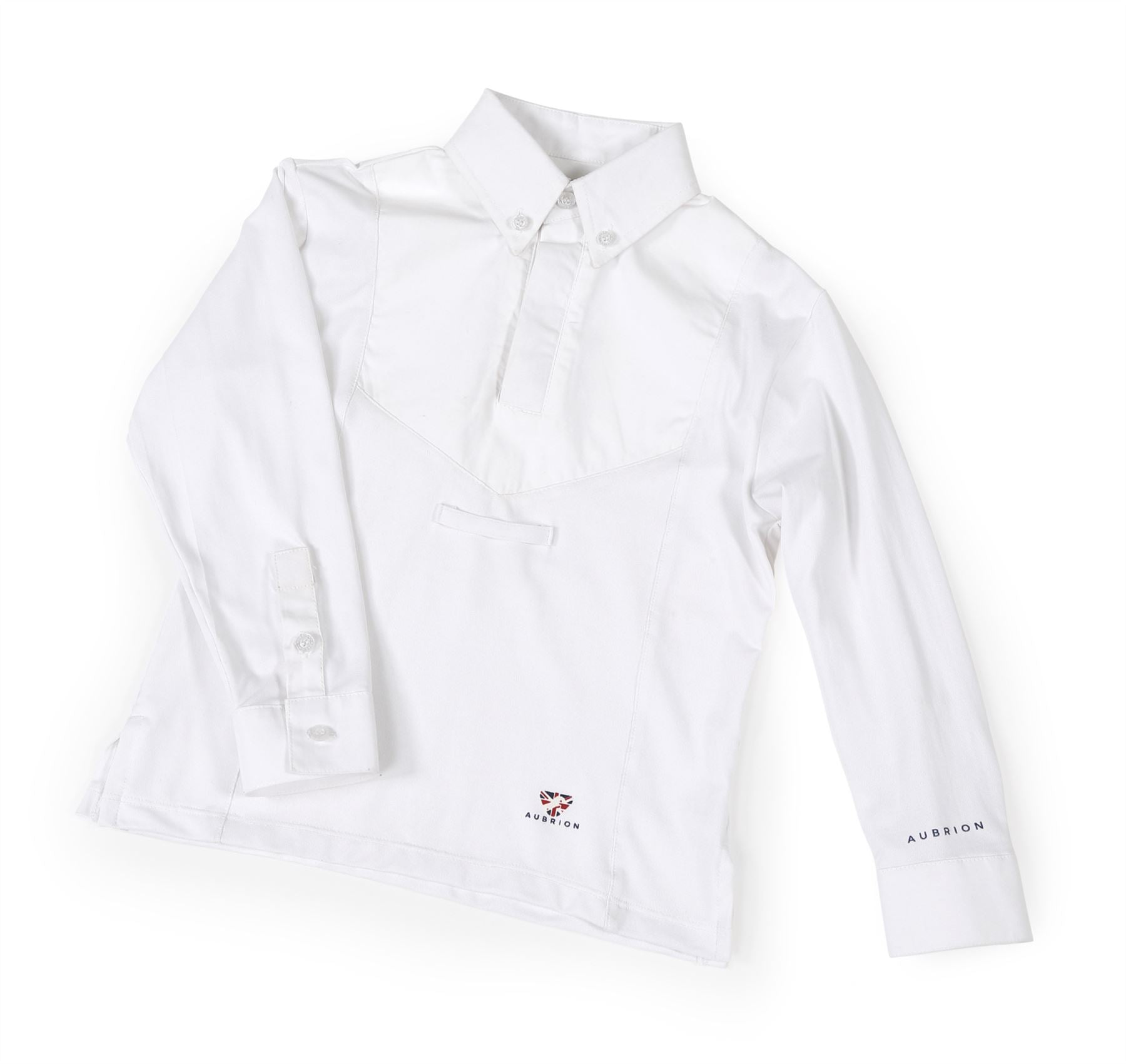 Shires Aubrion Long Sleeve Tie Shirt - Child - Just Horse Riders