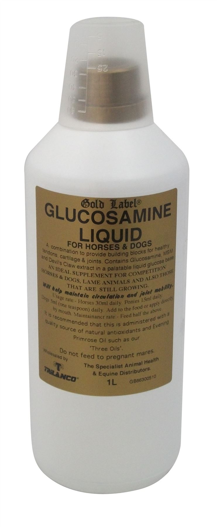 Gold Label Glucosamine Liquid - Just Horse Riders