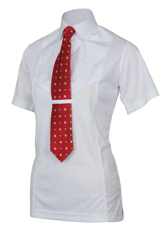Shires Short Sleeve Tie Shirt - Ladies - Just Horse Riders