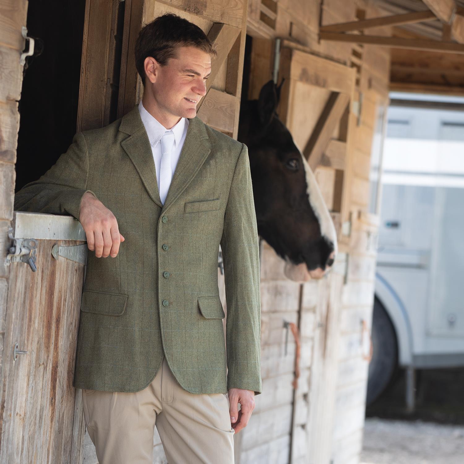 Equetech Mens Thornborough Classictweed Riding Jacket - Just Horse Riders