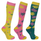 Hy Equestrian Tropical Vibes Socks (Pack 3) - Just Horse Riders