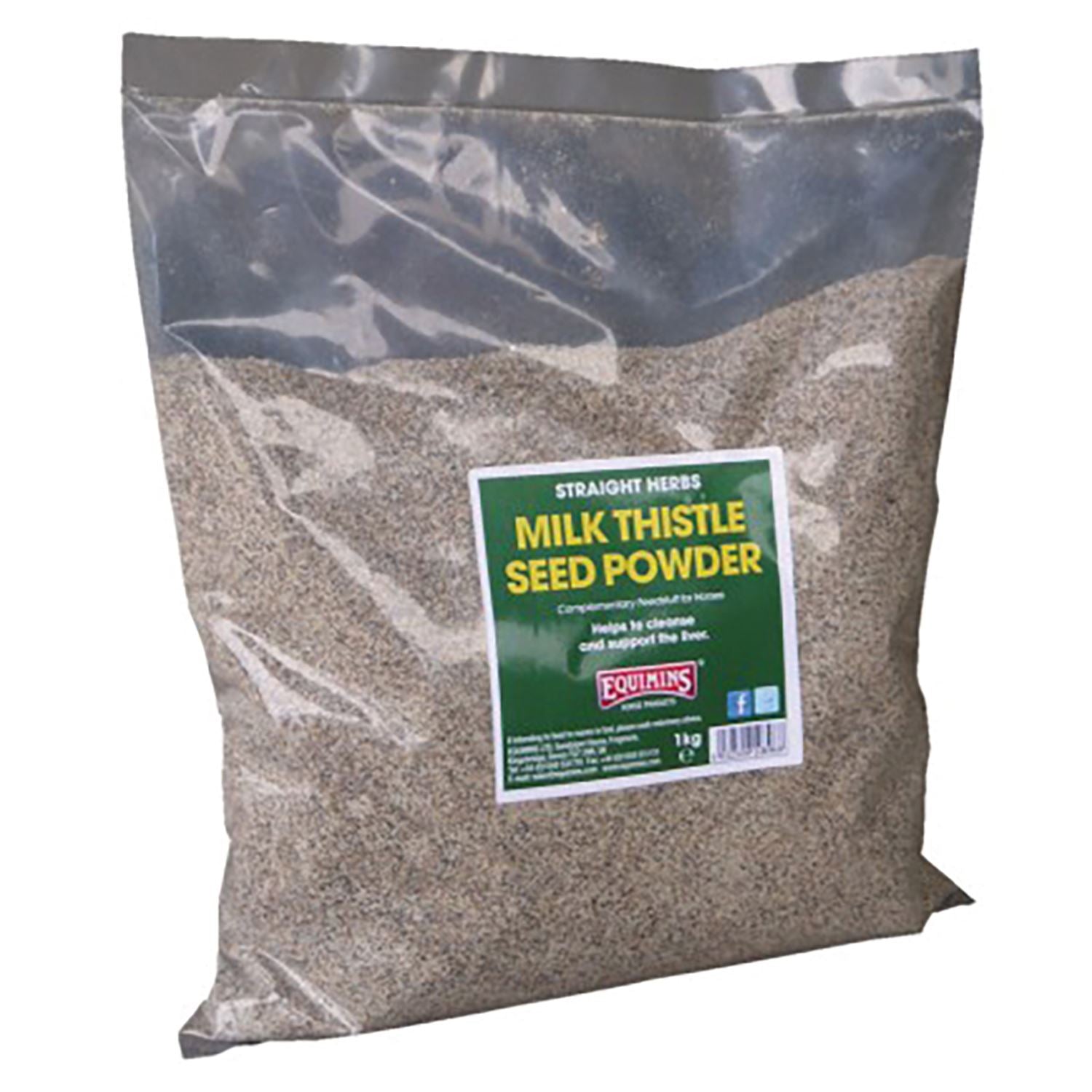 Equimins Straight Herbs Milk Thistle Seed Powder - Just Horse Riders