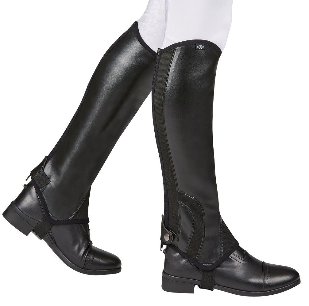 Saxon Syntovia Half Chaps - Childs - Just Horse Riders