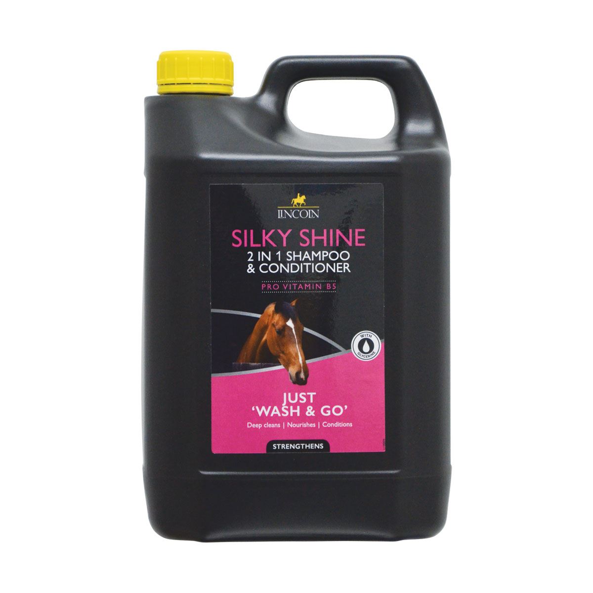 Lincoln Silky Shine 2 In 1 Shampoo & Conditioner - Just Horse Riders