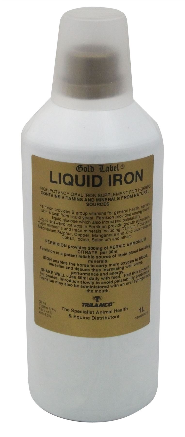 Gold Label Liquid Iron - Just Horse Riders