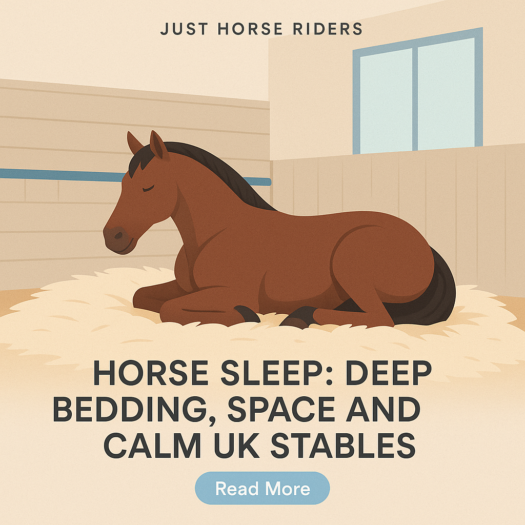 Horse Sleep: Deep Bedding, Space And Calm UK Stables- just horse riders