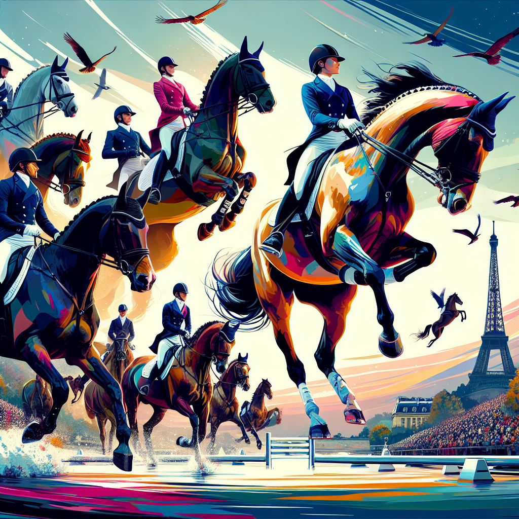 Unveiling the Elite Dressage Contenders for Paris 2024 Olympics: Inside the Race for Gold- just horse riders