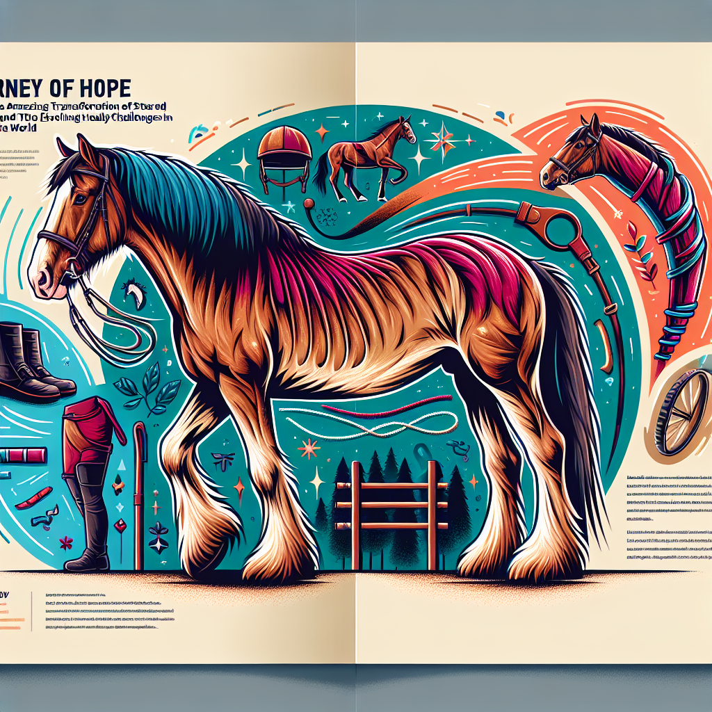 Journey of Hope: The Amazing Transformation of a Starved Clydesdale Horse and the Evolving Challenges in the Equestrian World- just horse riders