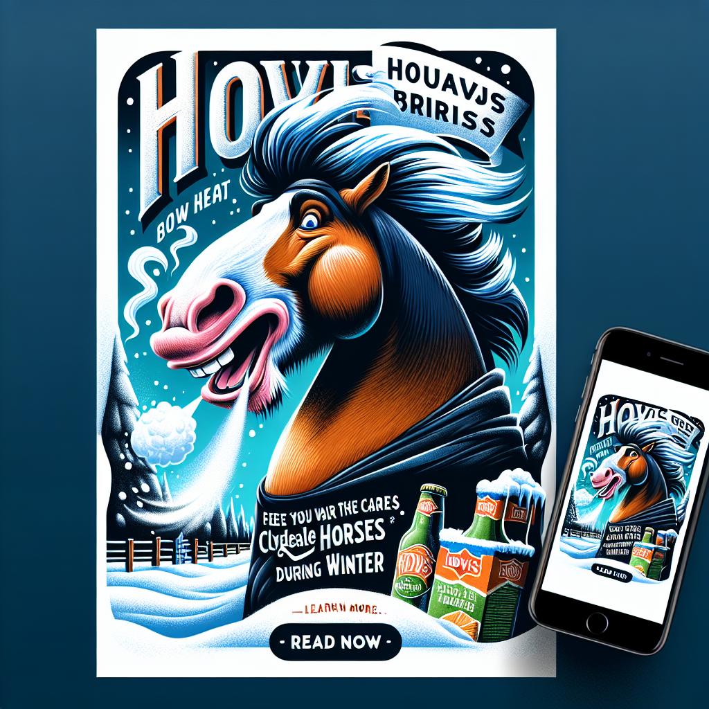 Humorous Insights Into Equine Winter Woes With Hovis The Strapping Clydesdale- just horse riders