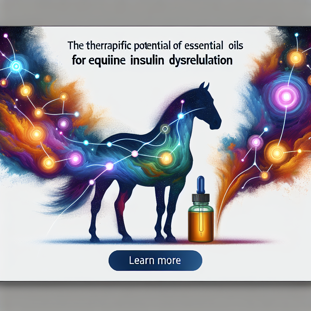 Unlocking The Therapeutic Potential Of Essential Oils For Equine Insulin Dysregulation- just horse riders