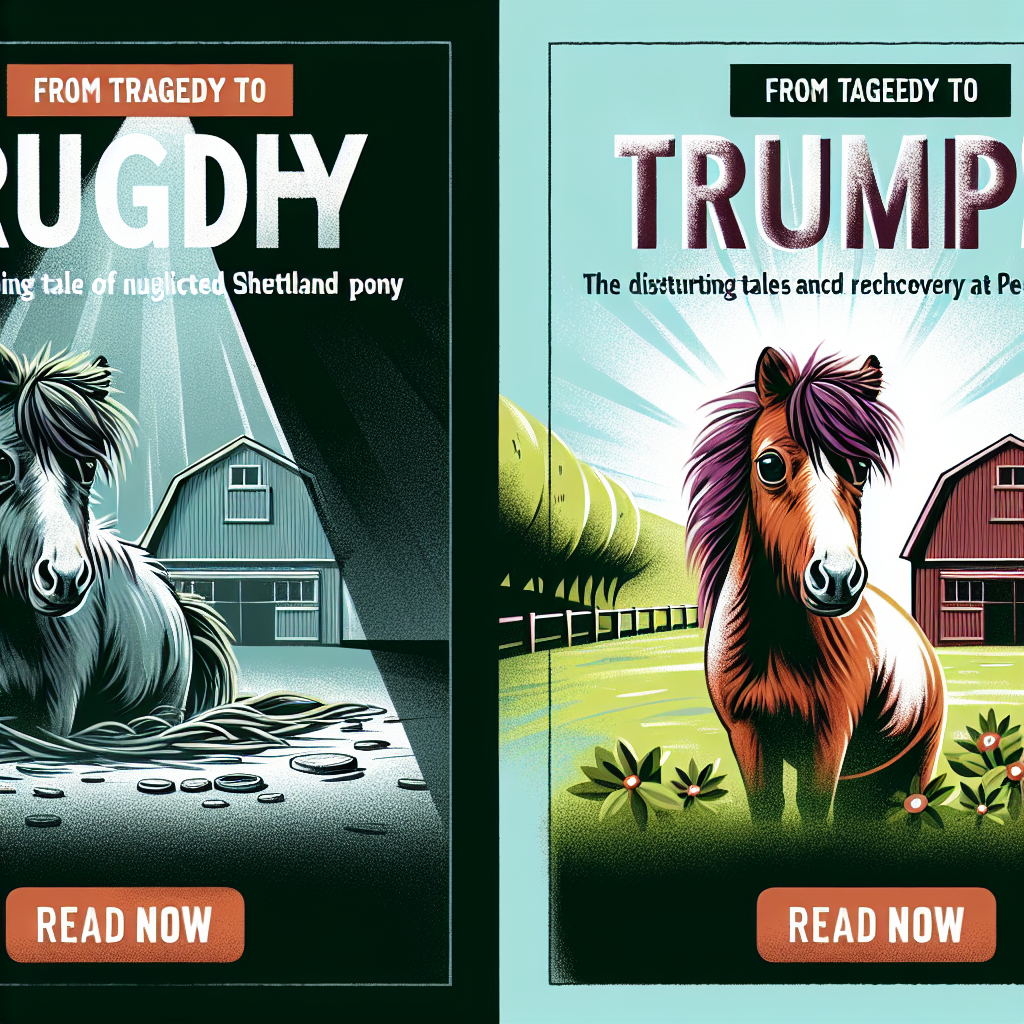 From Tragedy to Triumph: The Disturbing Tale of Neglected Shetland Ponies and Their Road to Recovery at Penny Farm- just horse riders
