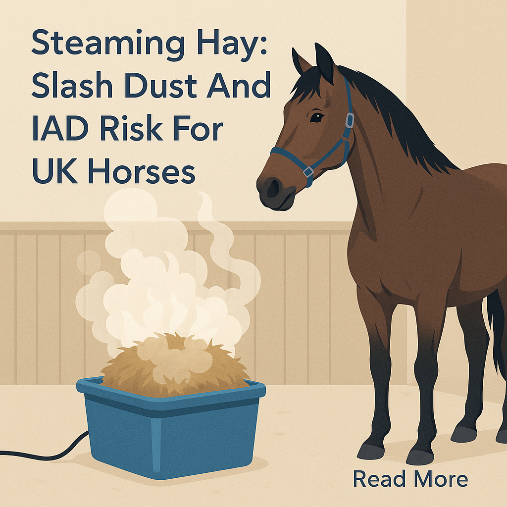 Steaming Hay: Slash Dust And IAD Risk For UK Horses- just horse riders