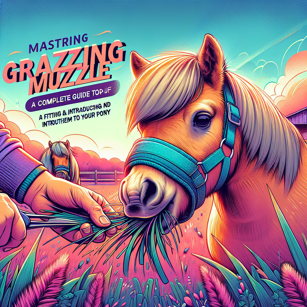 Mastering Grazing Muzzles: A Complete Guide to Fitting and Introducing Them to Your Pony- just horse riders