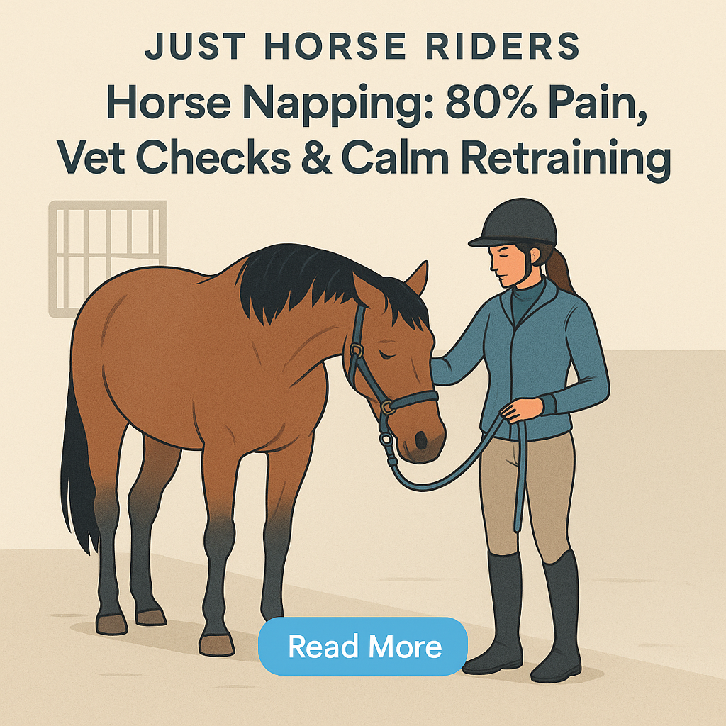 Horse Napping: 80% Pain, Vet Checks & Calm Retraining- just horse riders