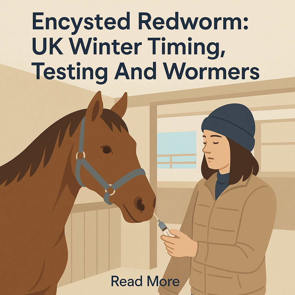 Encysted Redworm: UK Winter Timing, Testing And Wormers- just horse riders