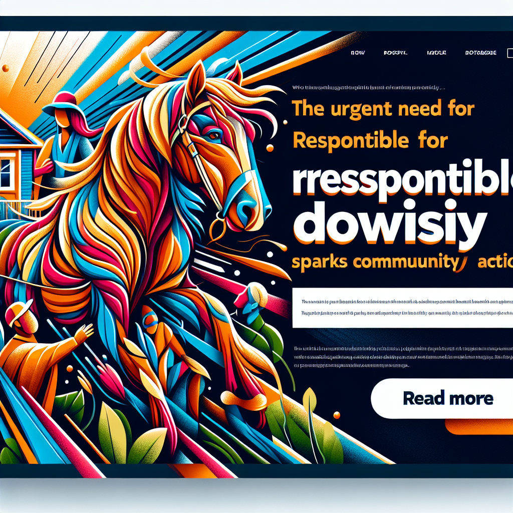 The Urgent Need for Responsible Dog Ownership: How a Tragic Attack on a Beloved Horse Sparks Community Action- just horse riders