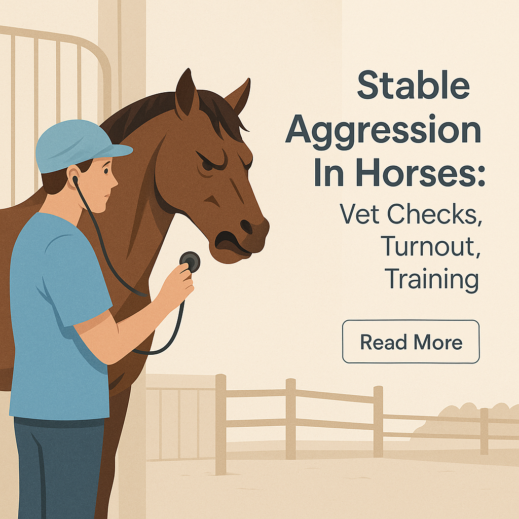 Stable Aggression In Horses: Vet Checks, Turnout, Training- just horse riders