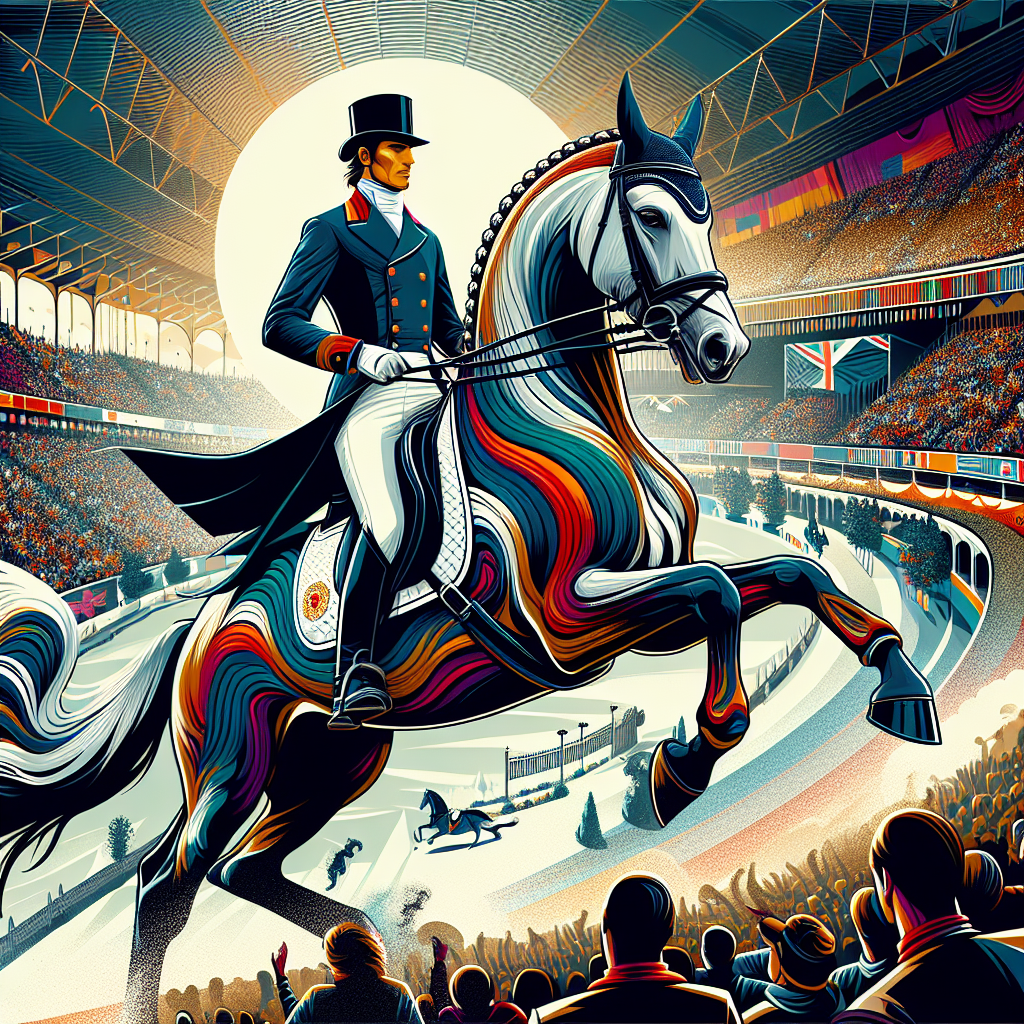 Christian Simonson And Indian Rock Unleash Unbeaten Streak In Global Dressage Arena- just horse riders