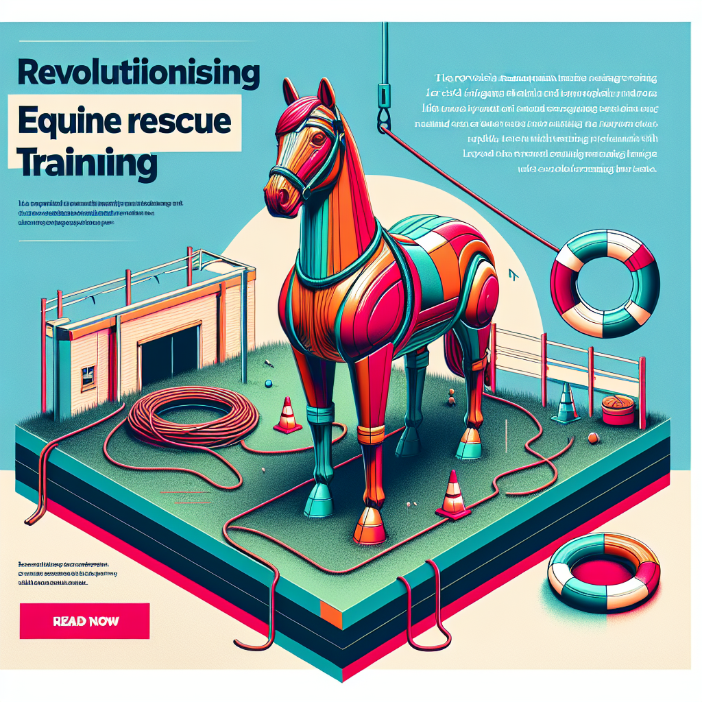 Revolutionising Equine Rescue Training with Max: The Life-Sized Mannequin Horse- just horse riders