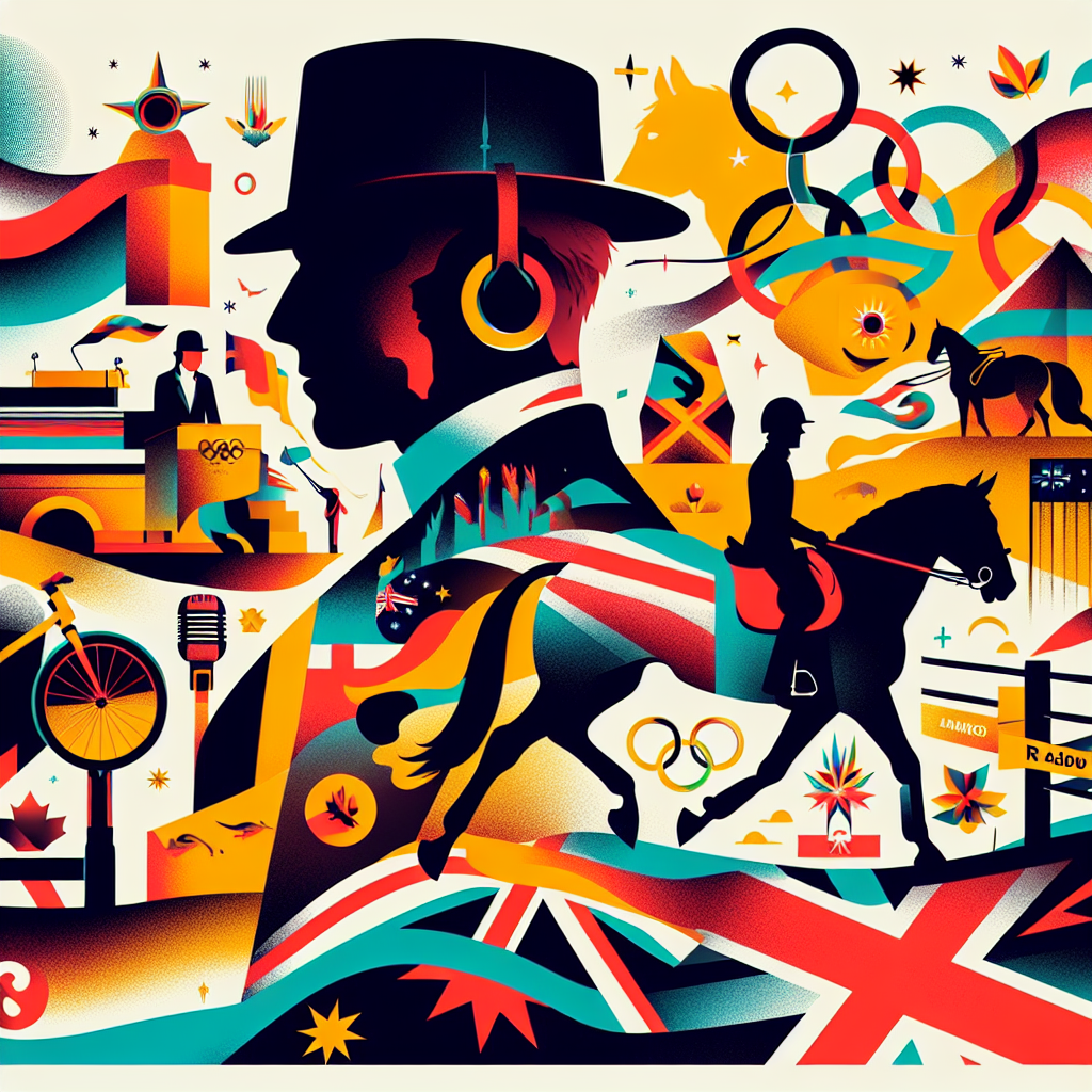From Britain to Australia: Shadow Man's Quest for Olympic Glory in Equestrian Sports- just horse riders