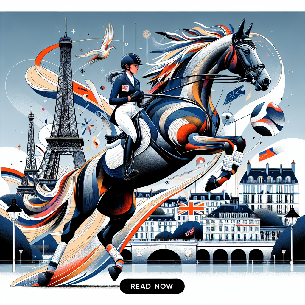 British Rider Laura Collett and London 52 Excel in Paris 2024 Olympics, Elevating British Equestrian Hopes- just horse riders