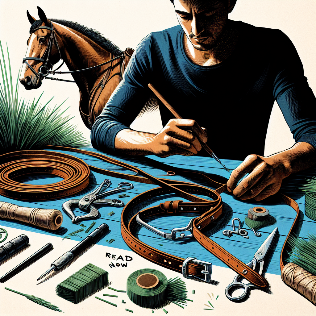 Cost-Effective Equestrian Gear: How to Create Your Own DIY Grass Reins- just horse riders