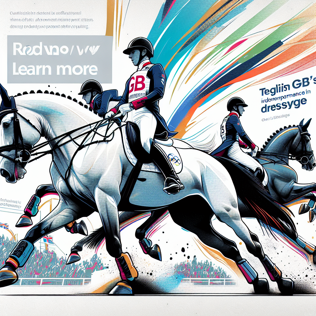 Team GB Dominates Early at Paris Olympics: Record-Breaking Dressage Performances Propel Event Riders to the Top- just horse riders