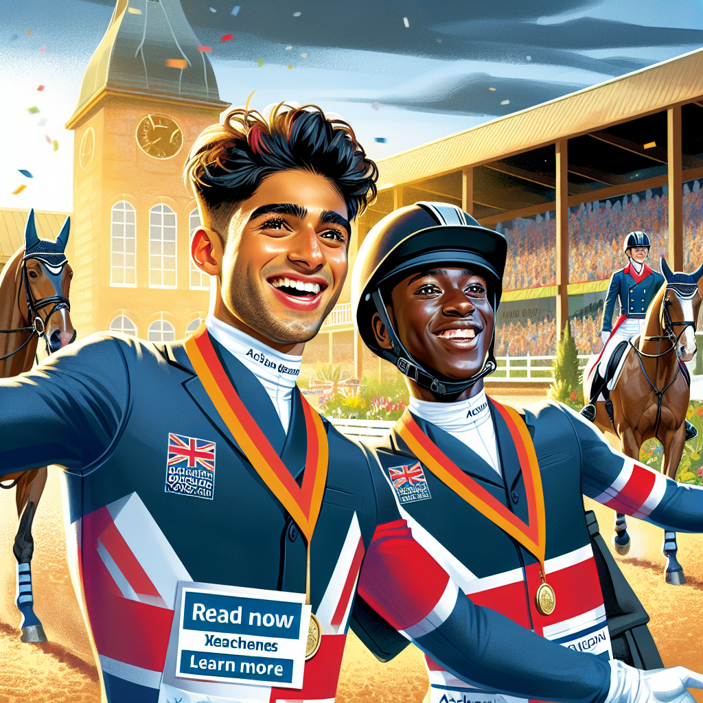 British Youth Equestrians Triumph At Aachen Dressage Youngstars 2023- just horse riders