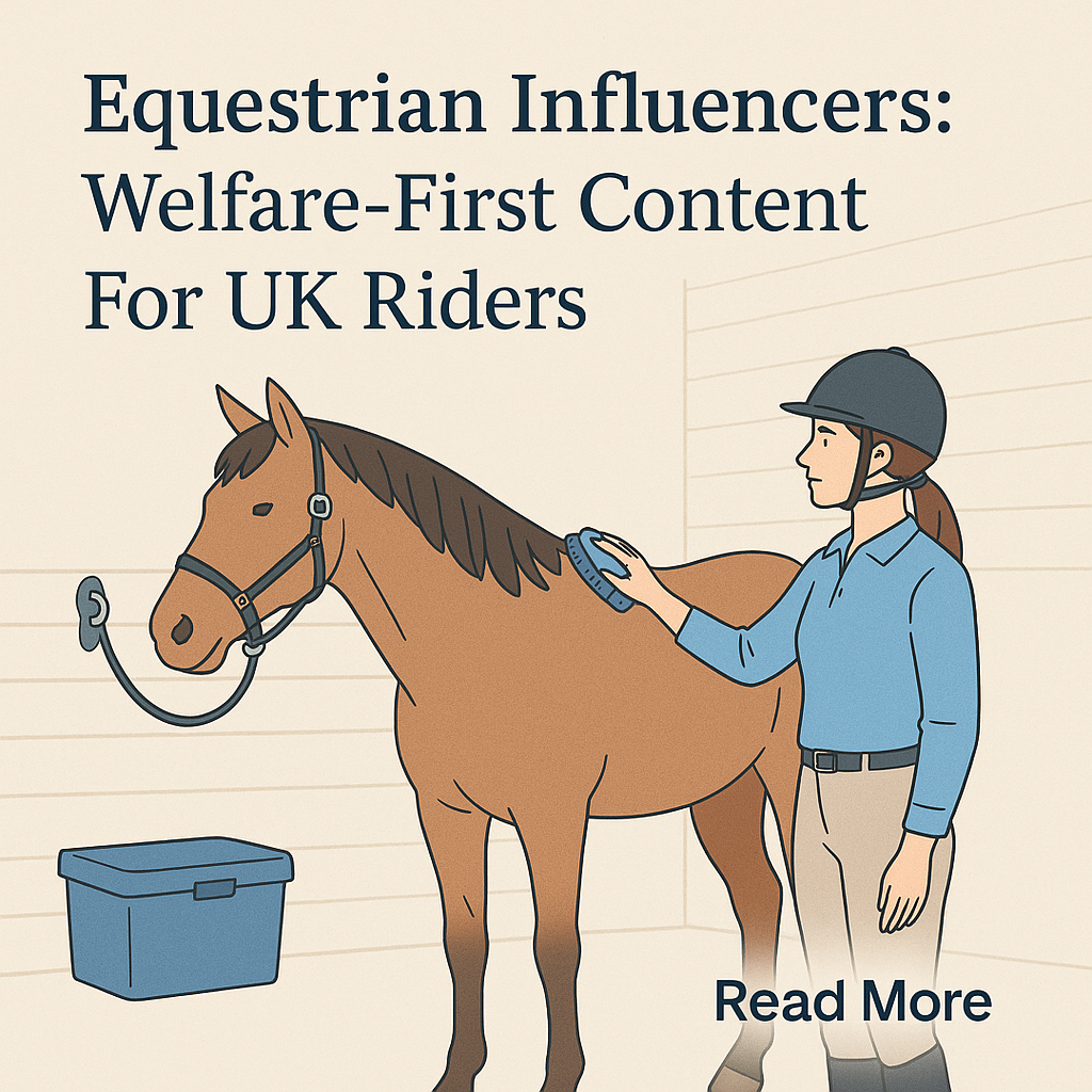 Equestrian Influencers: Welfare-First Content For UK Riders- just horse riders