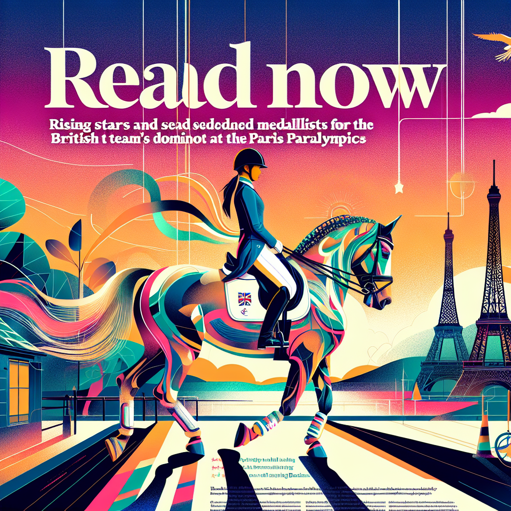 Rising Stars and Seasoned Medallists: Gearing up for the British Para Dressage Team's Dominance at the 2024 Paris Paralympics- just horse riders