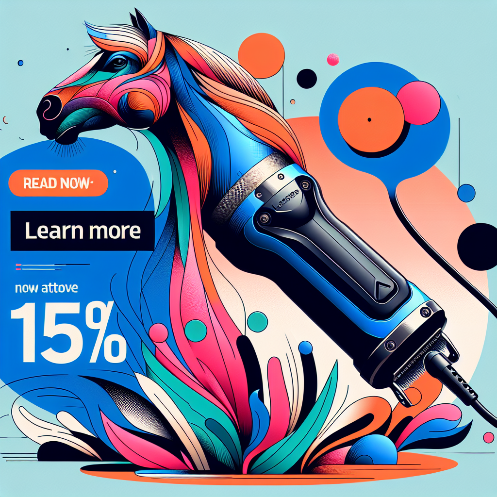 Discover The Benefits Of The Lister Eclipse Cordless Horse Clipper Now At An Attractive 15% Discount- just horse riders