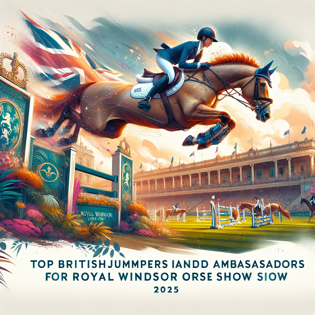 Top British Showjumpers Named Ambassadors For Royal Windsor Horse Show 2025- just horse riders