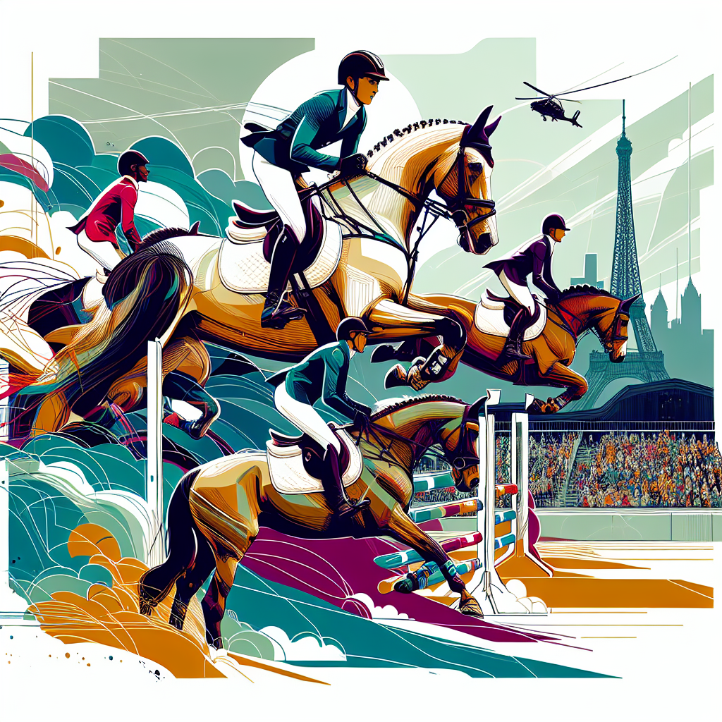 Young Equestrians Shine at the 2024 Paris Olympics: A New Era in Show Jumping- just horse riders