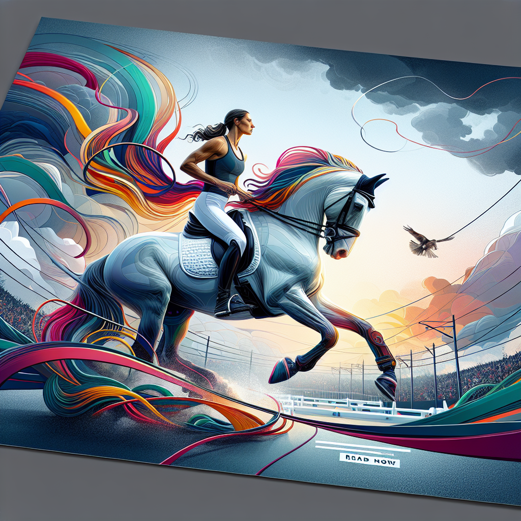 Riding to Paris 2024: The Rise of Pauline Basquin as France's Top Dressage Contender- just horse riders