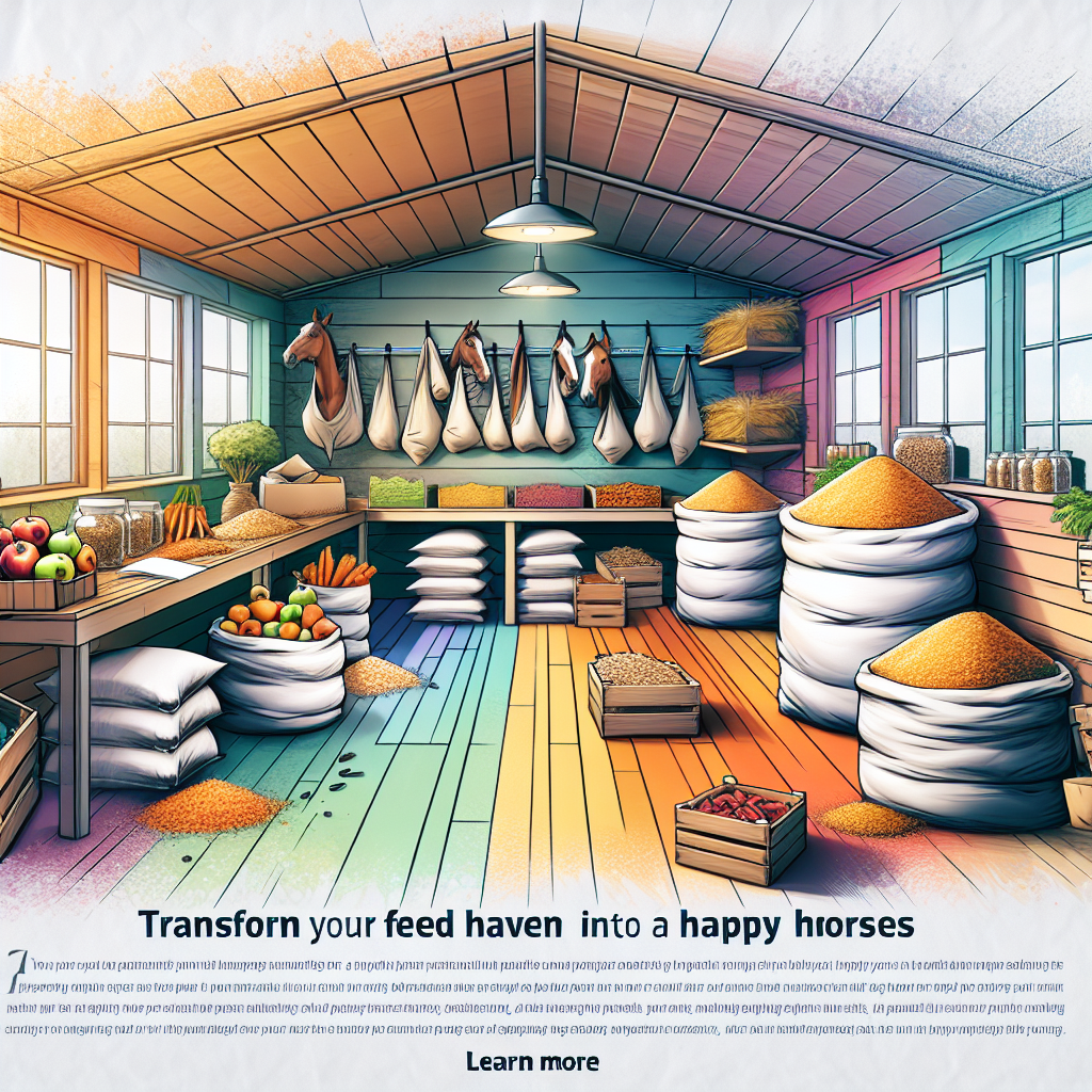 Transform Your Feed Room Into A Health Haven For Happy Horses- just horse riders
