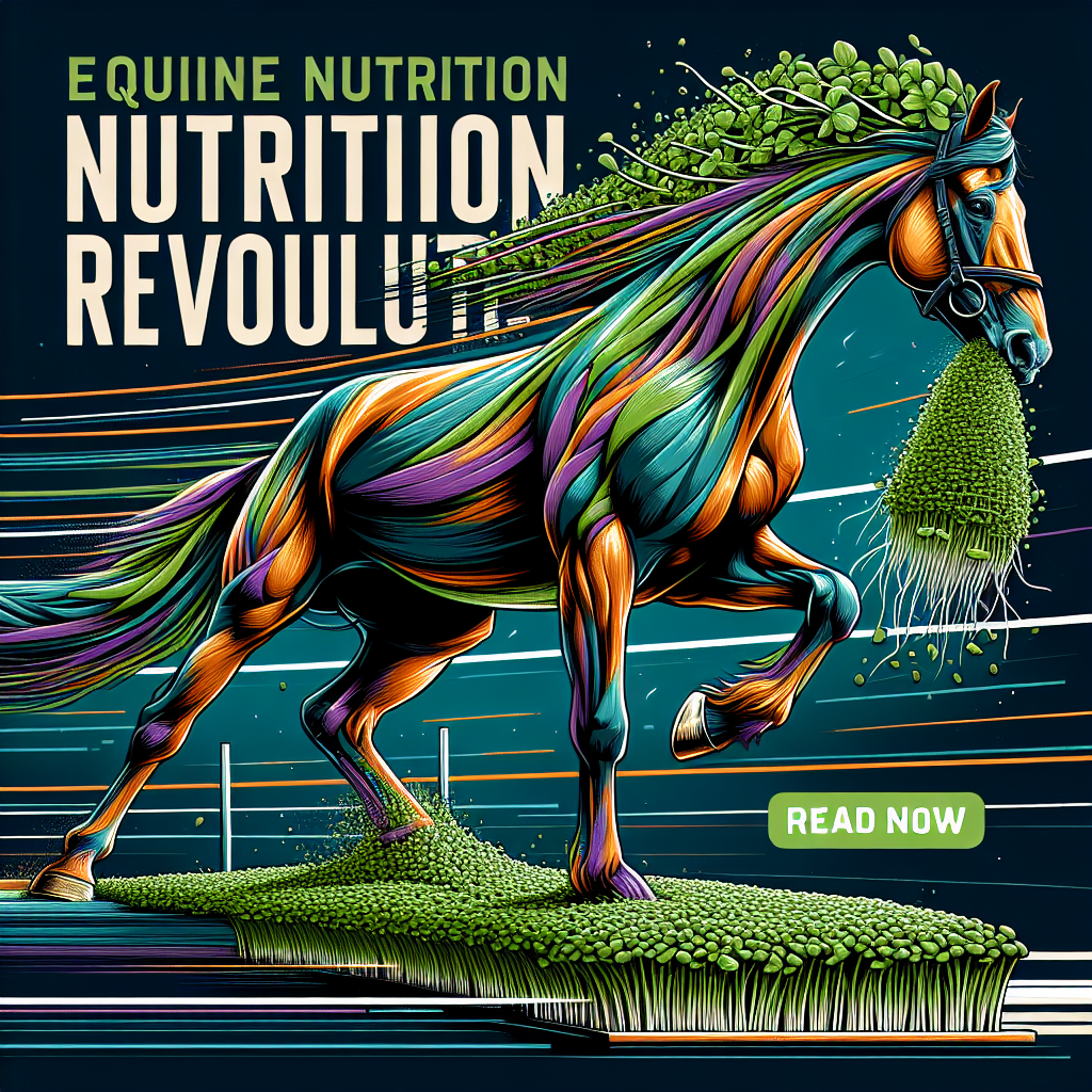 Revolutionizing Equine Nutrition: The Potential of Hydroponic Fodder for Horses- just horse riders
