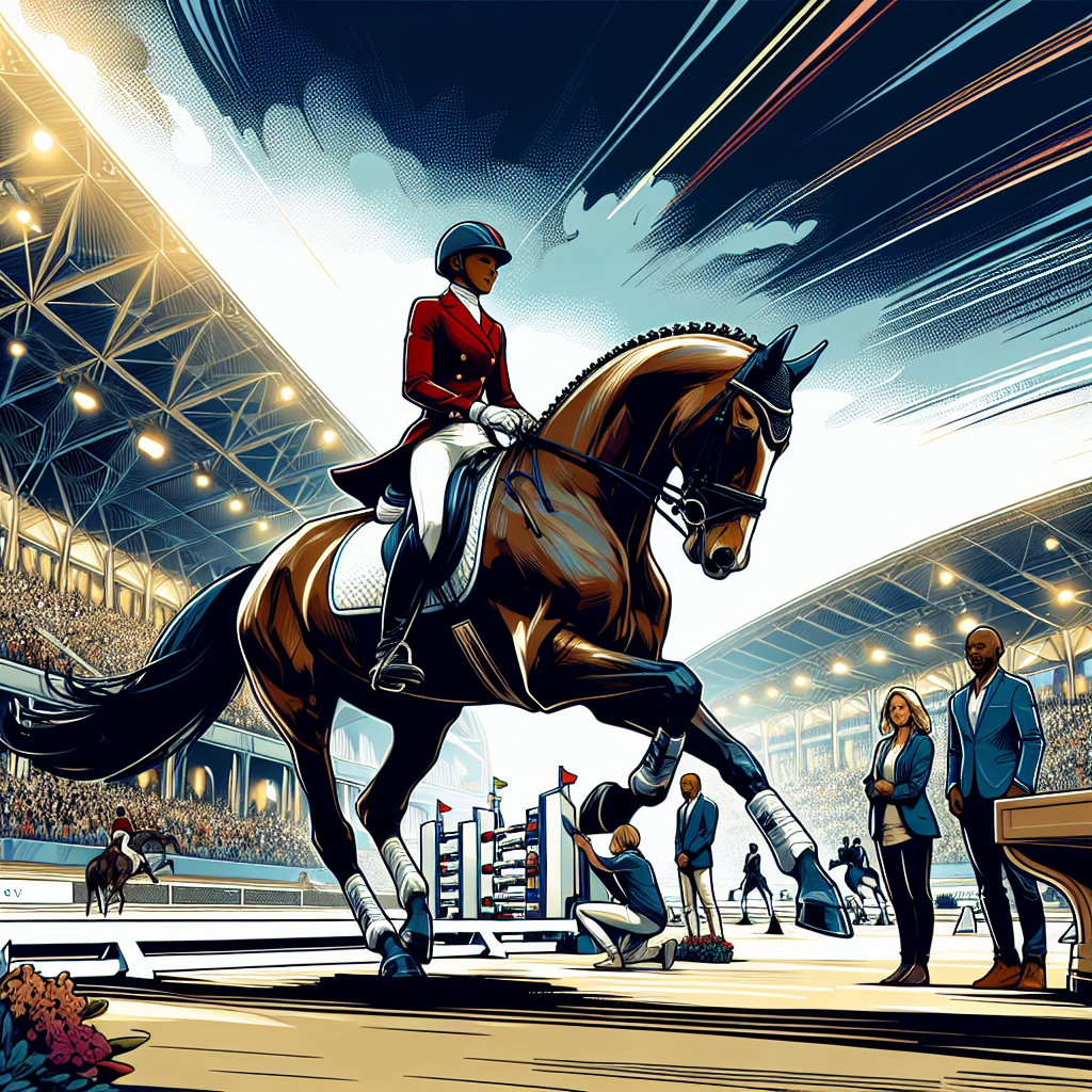 Geñay Vaughn's Spectacular Dressage World Cup Debut: A Triumph Of Talent And Family Support- just horse riders