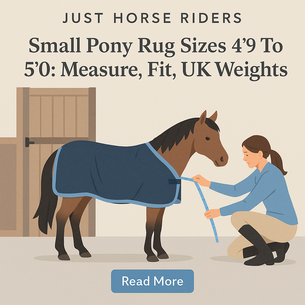 Small Pony Rug Sizes 4'9 To 5'0: Measure, Fit, UK Weights – Just Horse ...